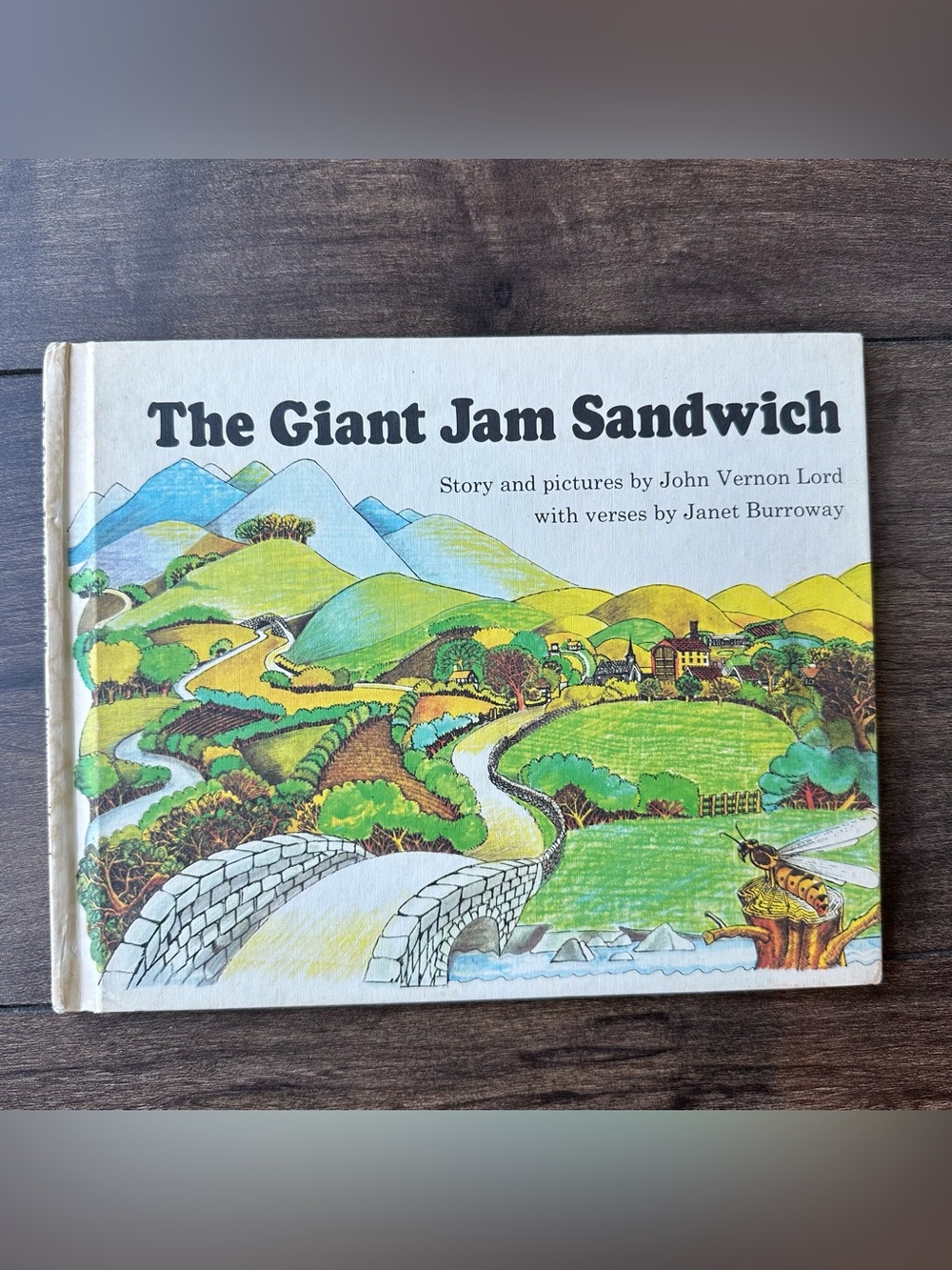 The Giant Jam Sandwich 1972 Hardcover John Vernon Lord - Vintage Children’s Book